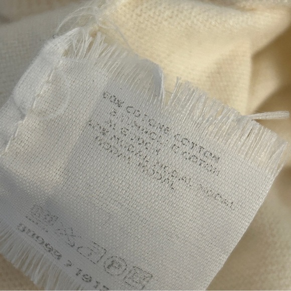 ❤️ Hugo Boss Men's Off-White Wool Blend Mock/Crewneck Sweater L - Picture 4 of 8